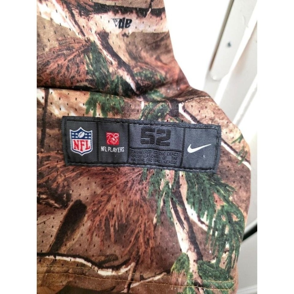 Nike NFL Seattle Seahawks Men 52 Camouflage Jersey Wilson #3 Hiking Game - Picture 6 of 8